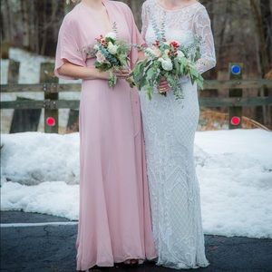 Reformation Winslow Dress in Blush